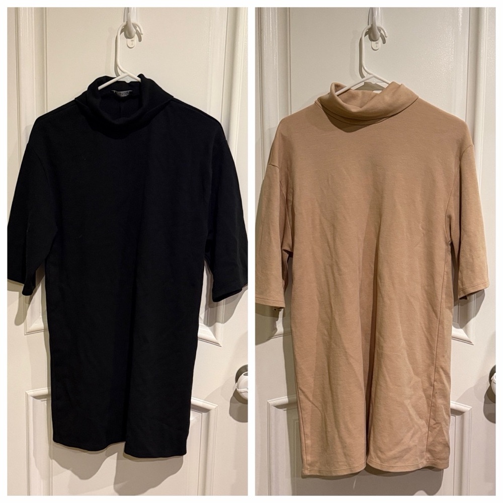 SET OF 2 - Zara Mockneck Dresses